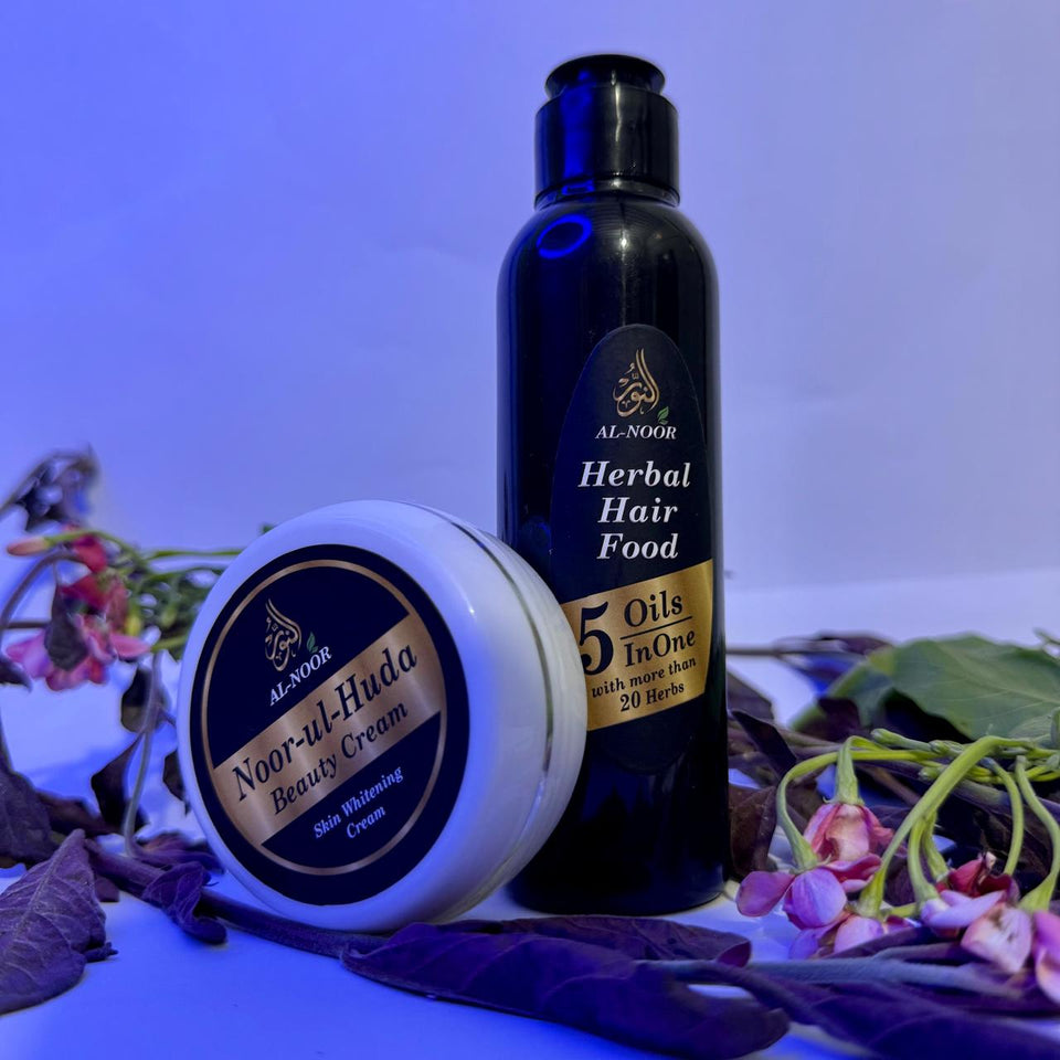 Al Noor Hair Oil with Beauty Cream – Complete Care for Hair & Skin